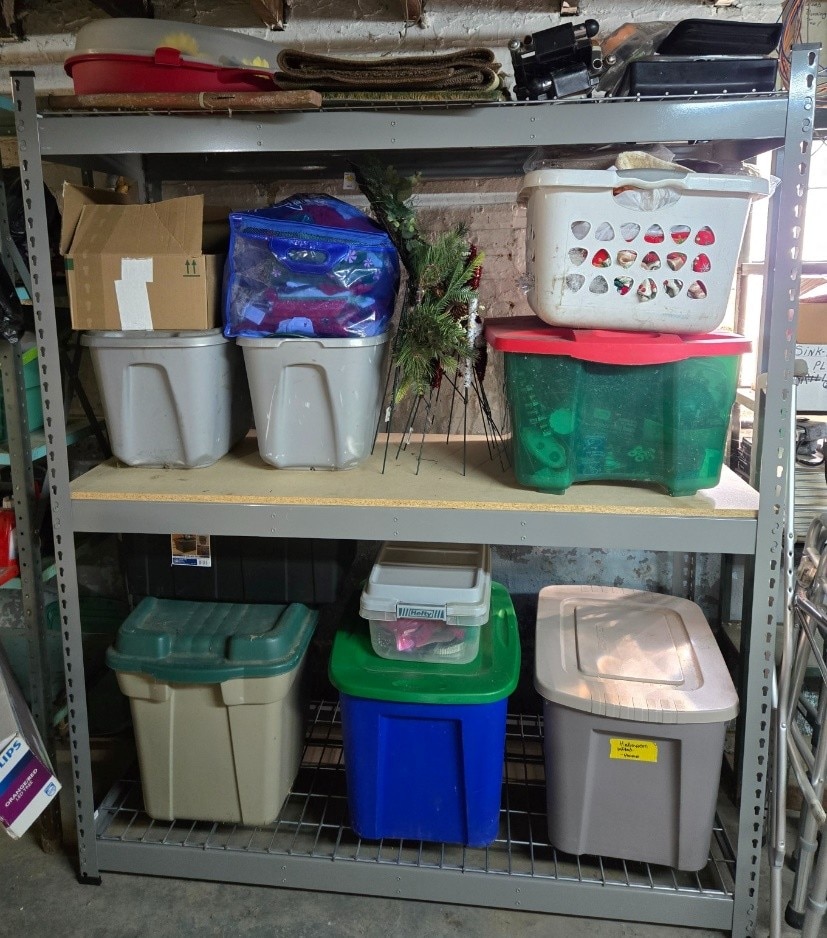 Carol’s Basement Rivet Shelving