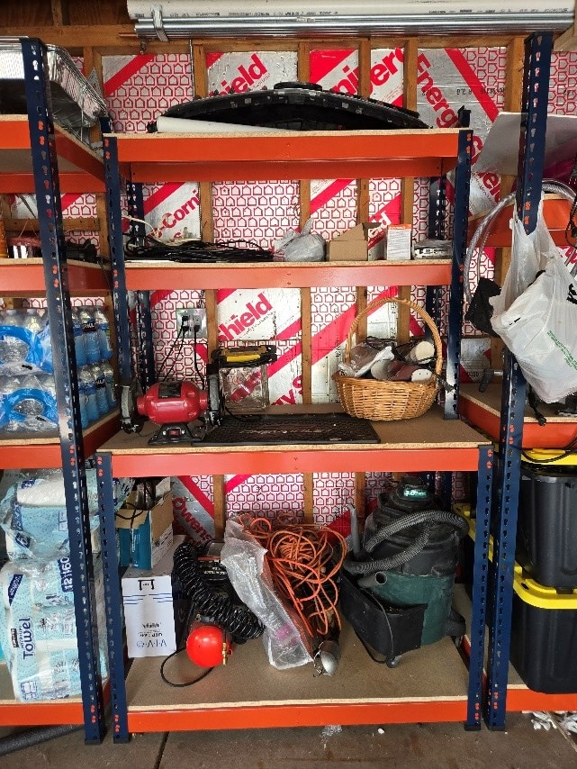 Andy's Garage Rivet Shelving