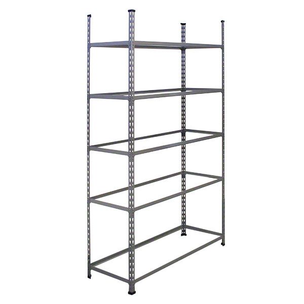 Metal Point 2 Steel Shelf Unit With No, Mecalux Metal Point Shelving