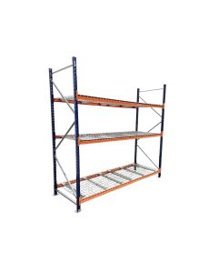 Bulk Rack Storage Unit with Wire Decking
