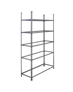 METAL POINT®2 Steel Shelving Unit no decking color gray