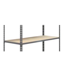 METAL POINT®2 extra Shelves with particle board decking color gray