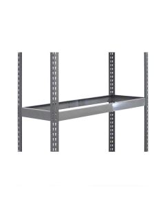 METAL POINT®PLUS extra Shelves with no decking color gray