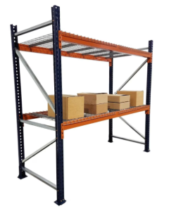 Pallet Rack Shelving Unit with Wire Decking (Teardrop)